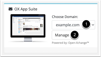 Manage OX Suite Mailboxes from the Client Area Dashboard