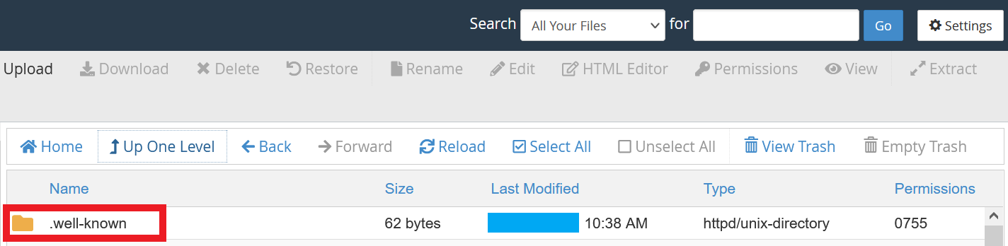 .well-known Folder and How to Create It