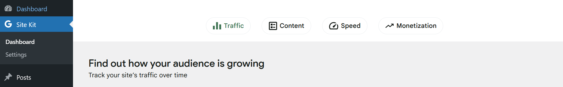 G-Site Kit Dashboard
