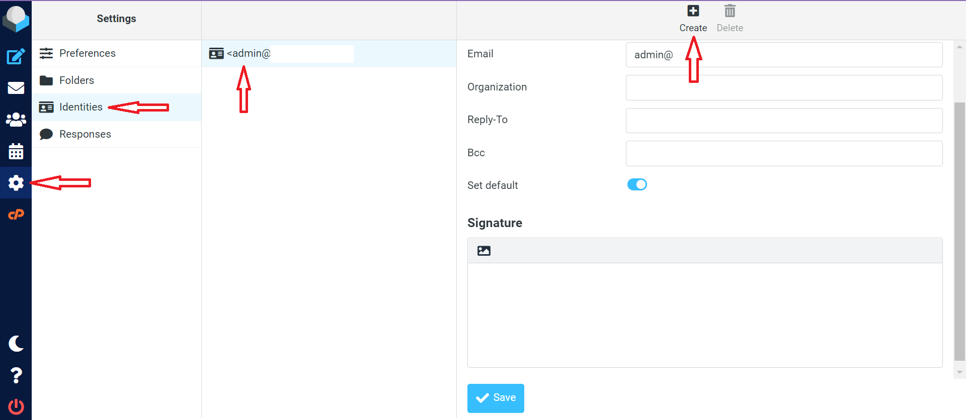 How to edit the signature