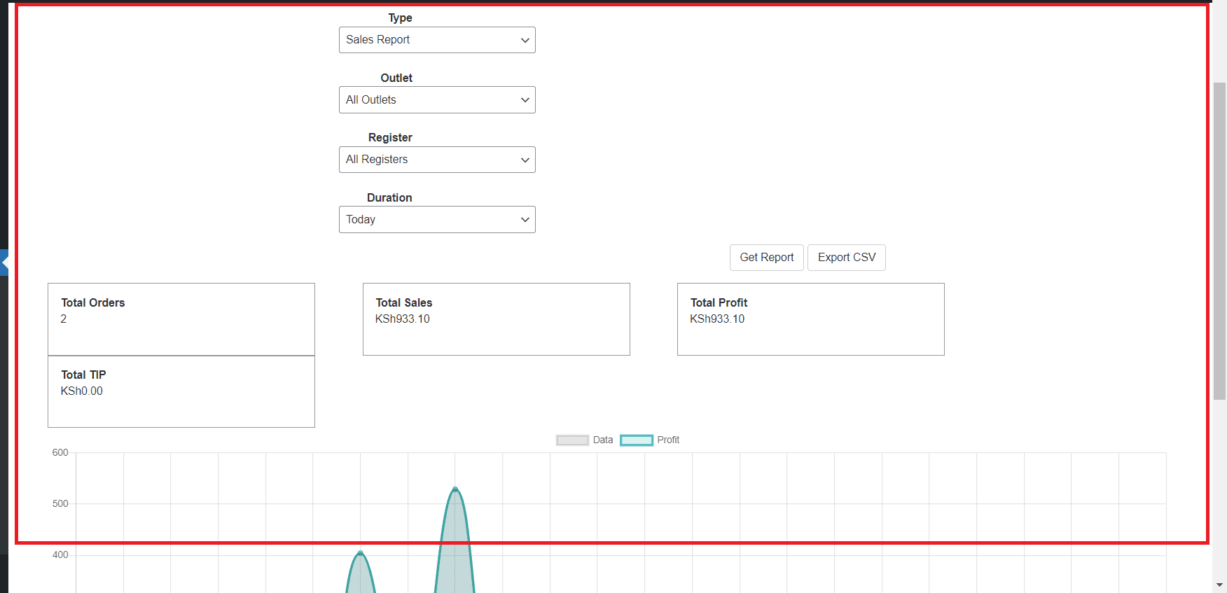 View POS Stock Reports