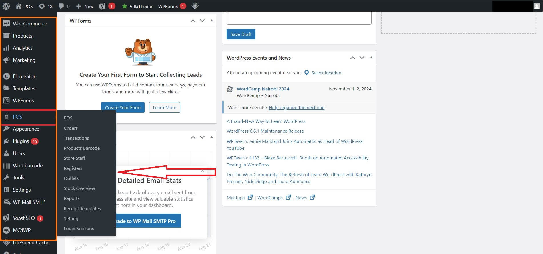 Accessing POS Backend