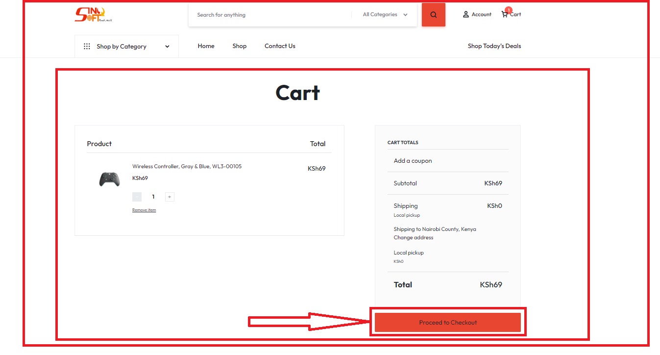Cart Page