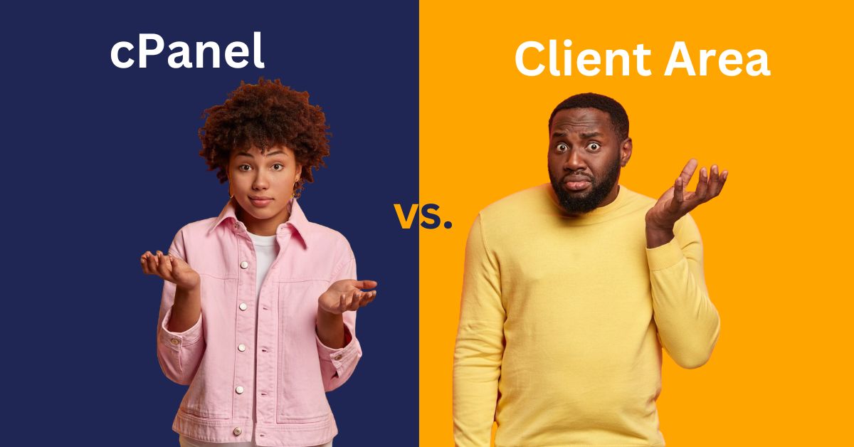 Client Area vs cPanel