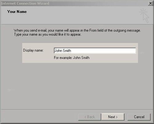 How can I set up email or webmail in outlook?