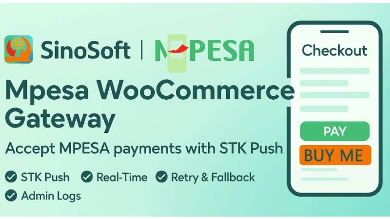 How Sino Soft Simplified M-Pesa Payments for WooCommerce Stores in Kenya